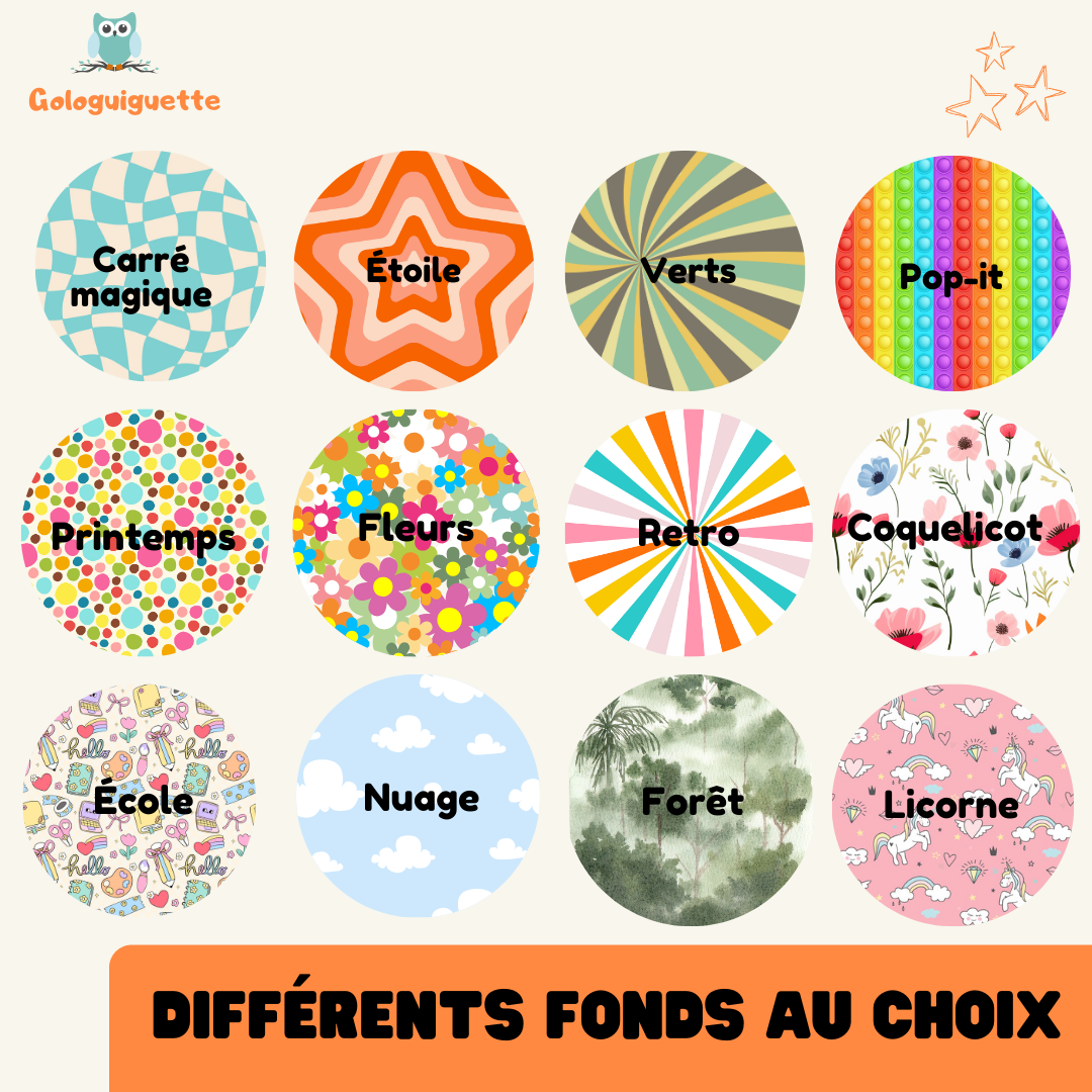 Badges personnalisées alerte enfant