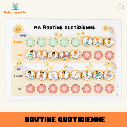 Tableau de Routine quotidienne