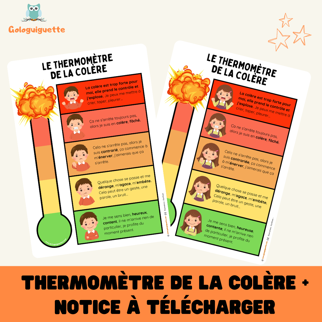 Thermomètre de la colère - en PDF
