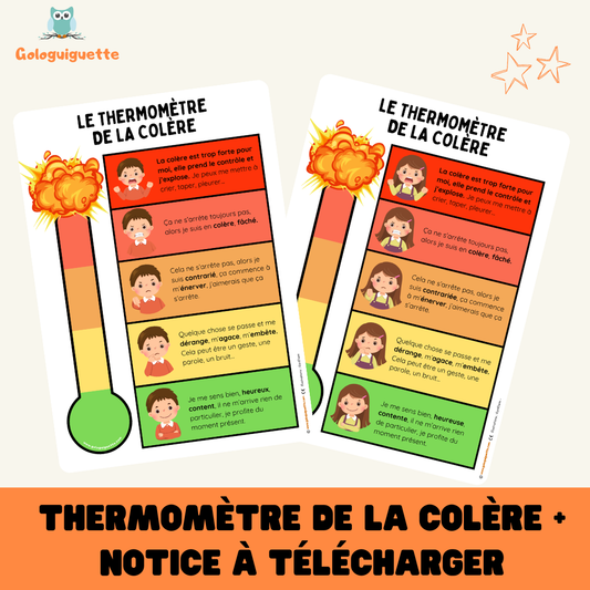 Thermomètre de la colère - en PDF